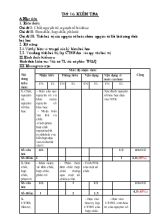 Bài giảng Tiết 16 Kiểm tra môn hóa 9